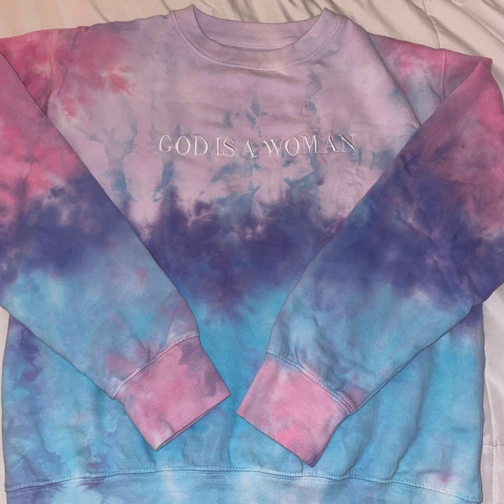 Ariana Grande Tie-dye God Is A Woman Sweater